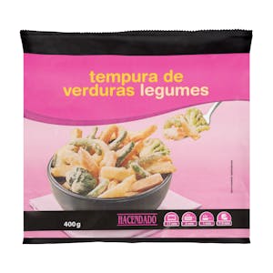 Tempura de verduras Hacendado ultracongelada