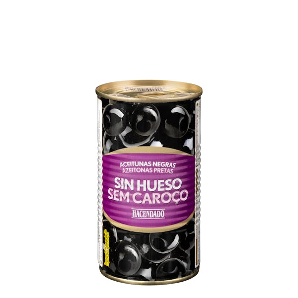 Aceitunas negras sin hueso Hacendado