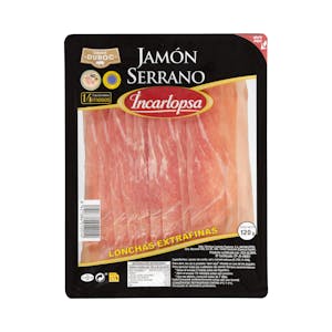 Jamón serrano Incarlopsa lonchas extrafinas