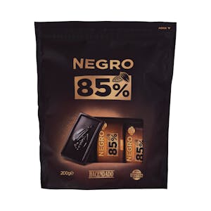 Porciones de Chocolate negro 85% cacao extrafino Hacendado