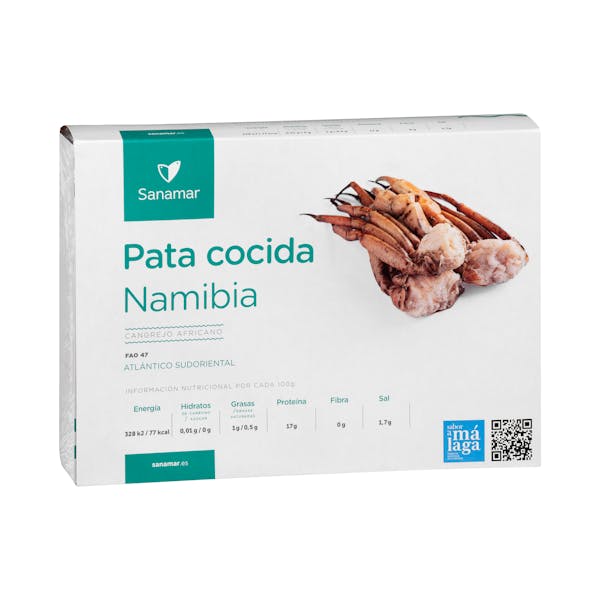 Cuerpos medianos de cangrejo cocidos congelados