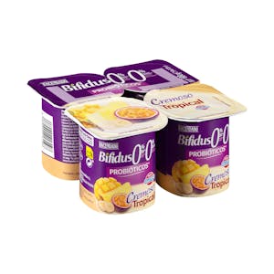 Bífidus cremoso desnatado probióticos Tropical Hacendado 0% MG 0% azúcares añadidos