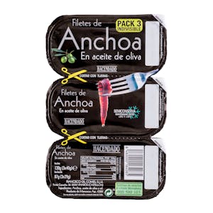 Filetes de anchoa en aceite de oliva Hacendado