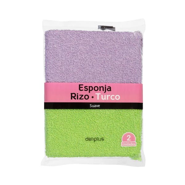 Imagen de Esponja de baño rizo suave Deliplus