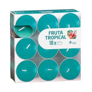 Vela perfumada Fruta Tropical Bosque Verde