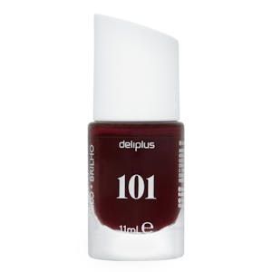 Laca de uñas alto brillo Deliplus 101 burdeos