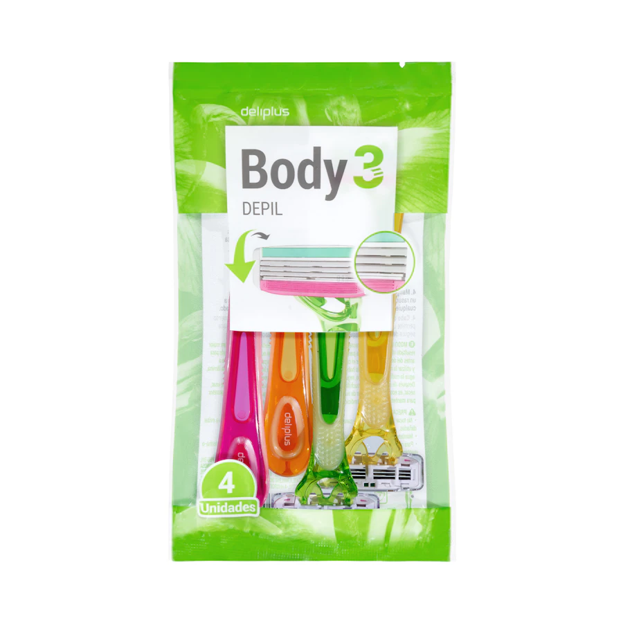 Maquinillas depilación Deliplus Body 3 hojas – Mercadona – صورة المنتج