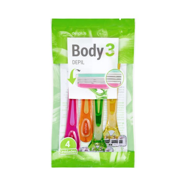 Maquinillas depilación Deliplus Body 3 hojas