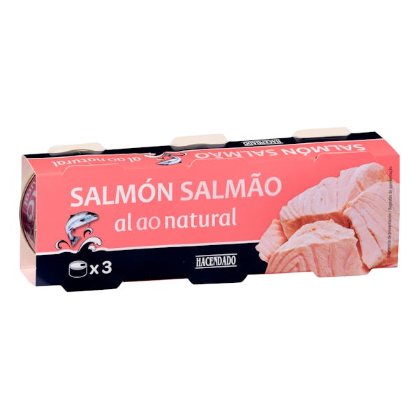 Salmón al natural Hacendado