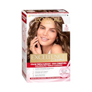 Coloración permanente 5 castaño claro Excellence Creme