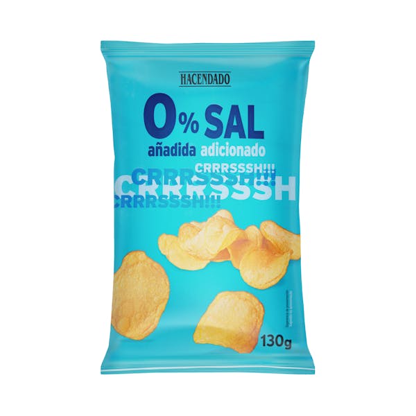 Patatas fritas 0 sal añadida Hacendado Mercadona compra online