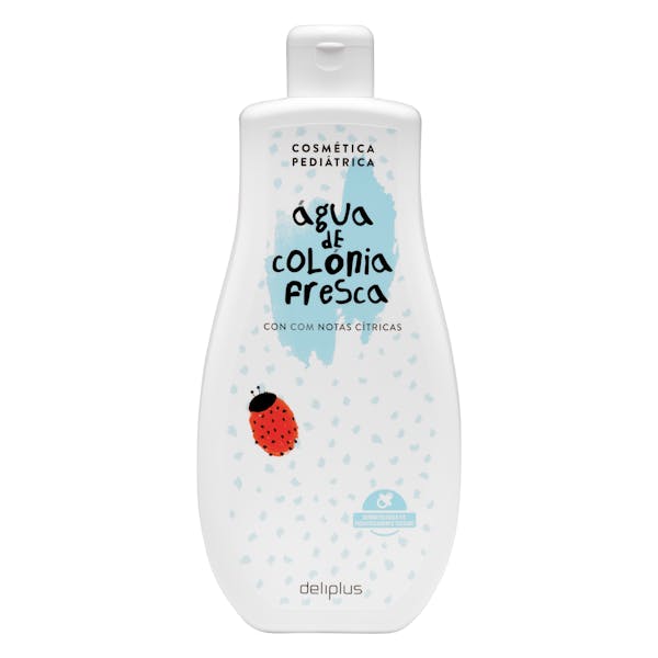 Agua de colonia fresca infantil Deliplus con notas cítricas