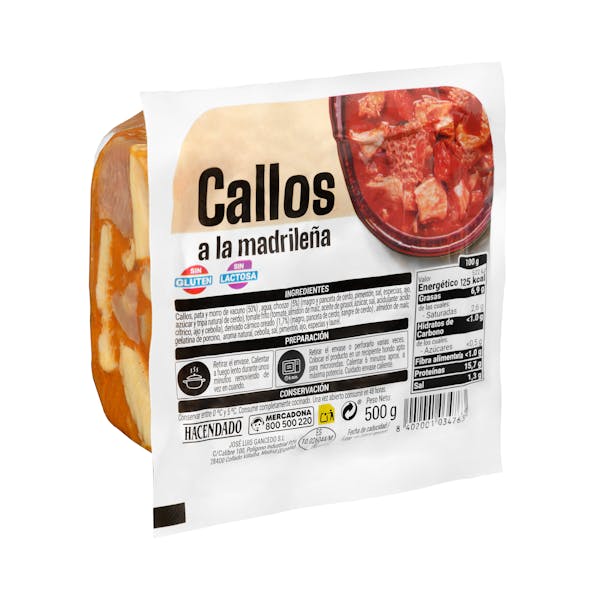 Imagen de Callos a la madrileña Hacendado