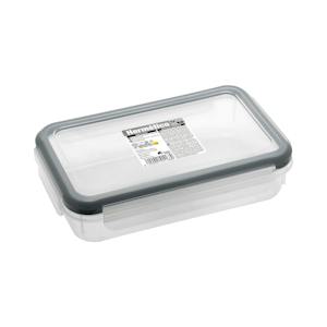 Hermetic rectangular plastic container 1 L Bosque Verde