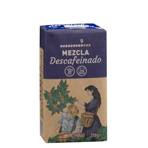 Café molido descafeinado mezcla Hacendado