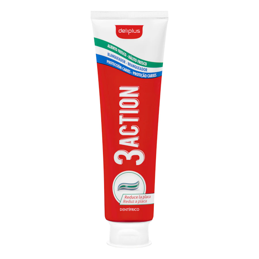 Dentífrico 3 action Deliplus – Mercadona – صورة المنتج
