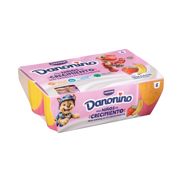 Imagen de Danonino sabor fresa y plátano Danone