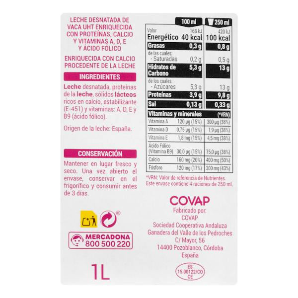 Etiqueta / ingredientes