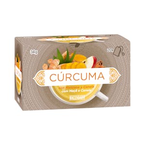 Infusión Cúrcuma Hacendado con manzana y canela