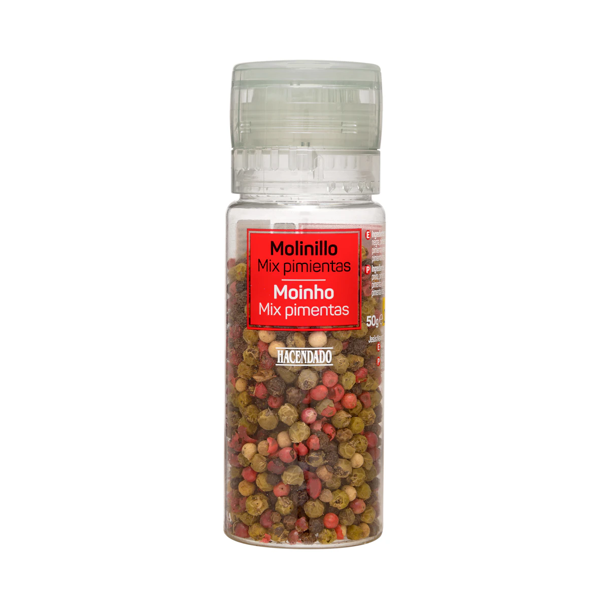 Molinillo mix pimientas Hacendado – Mercadona – صورة إعلانية للمنتج