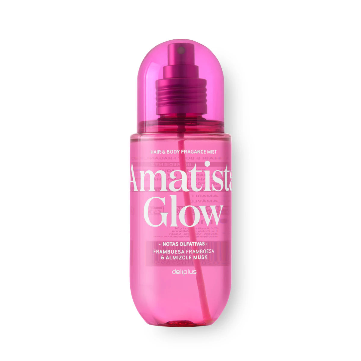 Fragancia Mist Amatista Glow Deliplus – Mercadona – صورة إعلانية للمنتج