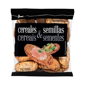 Panecillos tostados cereales y semillas Hacendado