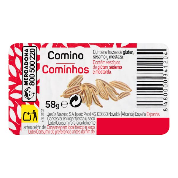 Comino molido Hacendado