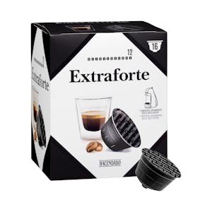Café en cápsula extra forte Hacendado