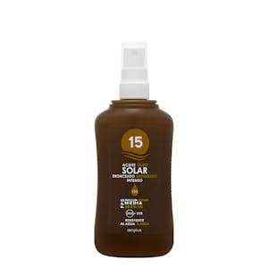Aceite solar protector bronceado intenso Deliplus FPS 15