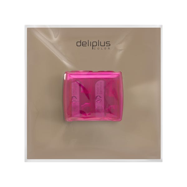 Imagen de Sacapuntas doble Deliplus lápiz fino y grueso