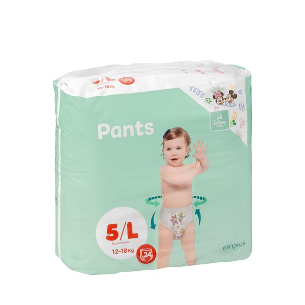 Imagen de Pañal bebé braguita talla L de 12-18 kg Deliplus
