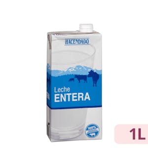 Leche entera Hacendado