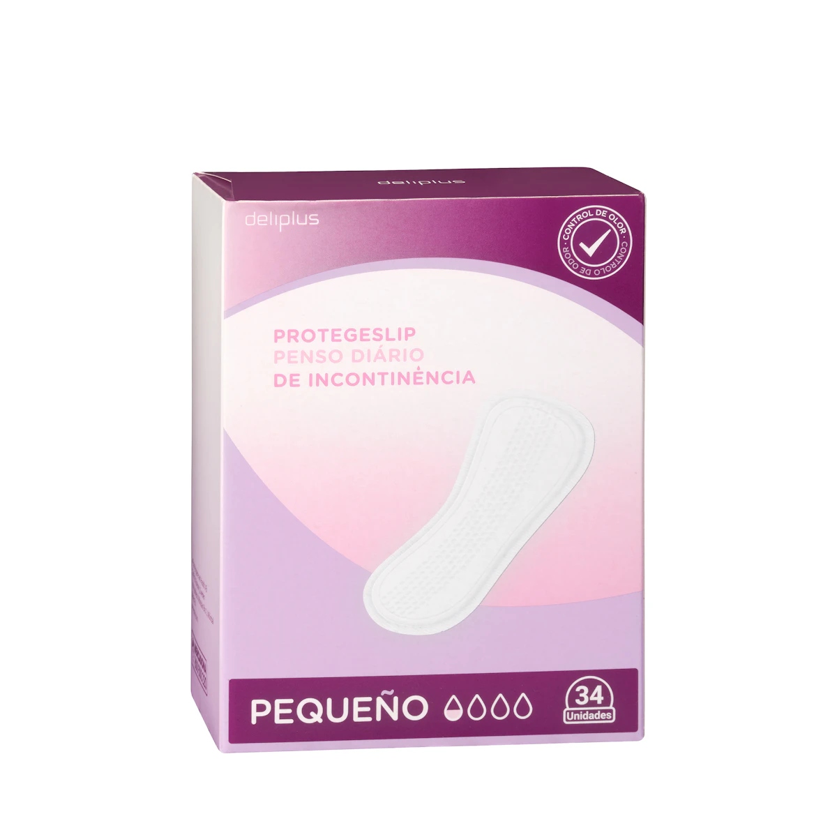 Protegeslip de incontinencia pequeño Deliplus – Mercadona – صورة إعلانية للمنتج