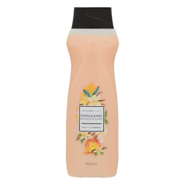 Imagen de Gel de baño vainilla y miel Deliplus piel normal