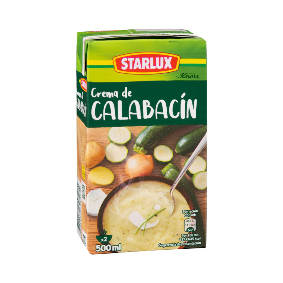 Crema de calabacín Starlux con queso de cabra – Mercadona – صورة المنتج