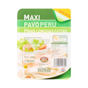 Maxi pavo Hacendado finas lonchas
