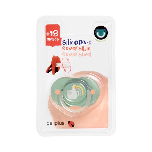 Chupete silicona reversible Deliplus +18 meses