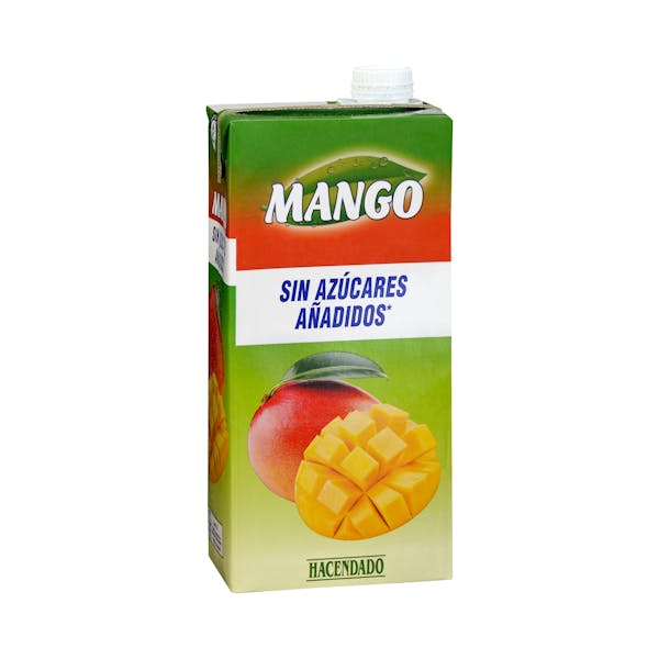 Bebida de mango Hacendado sin azúcares añadidos