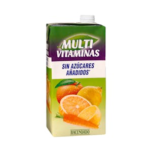 Bebida multivitaminas Hacendado sin azúcares añadidos