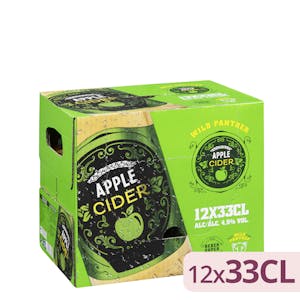 Bebida cider con gas Wild panther sabor a manzana