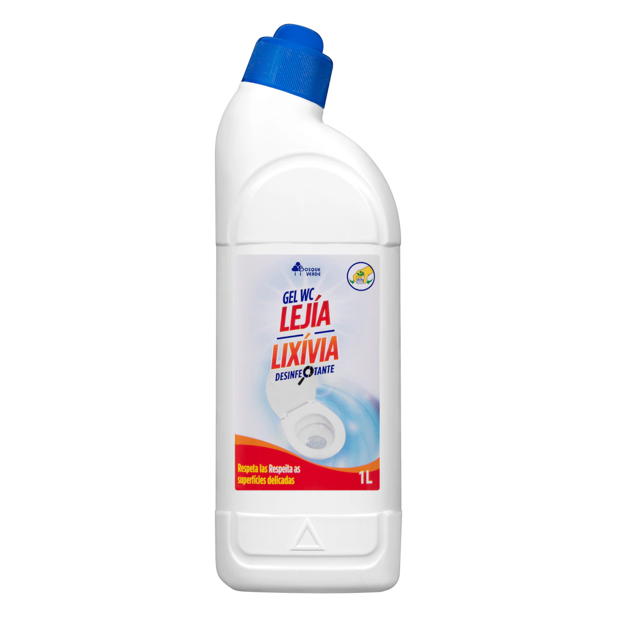 Limpiador WC con lejía Bosque Verde en gel – Mercadona – صورة إعلانية للمنتج