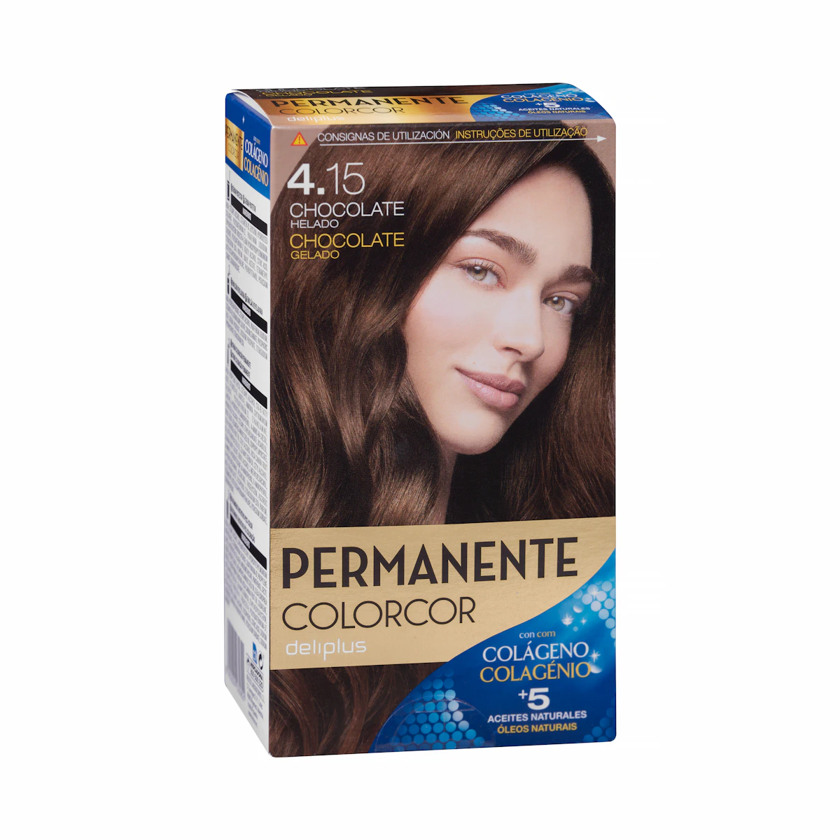 Coloración permanente 4.15 chocolate helado Colorcor – Mercadona – صورة إعلانية للمنتج