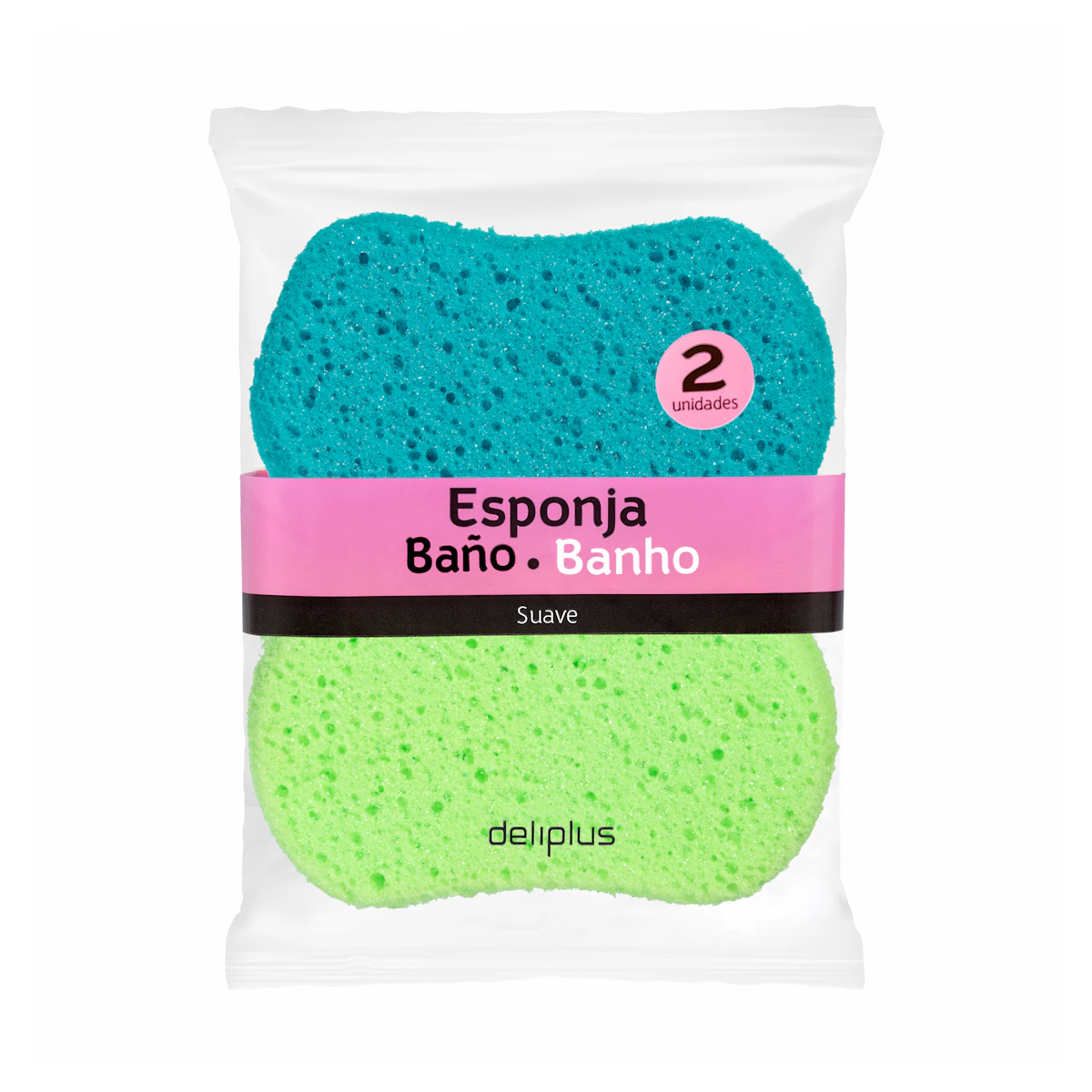 Esponja de baño suave Deliplus – Mercadona – صورة إعلانية للمنتج