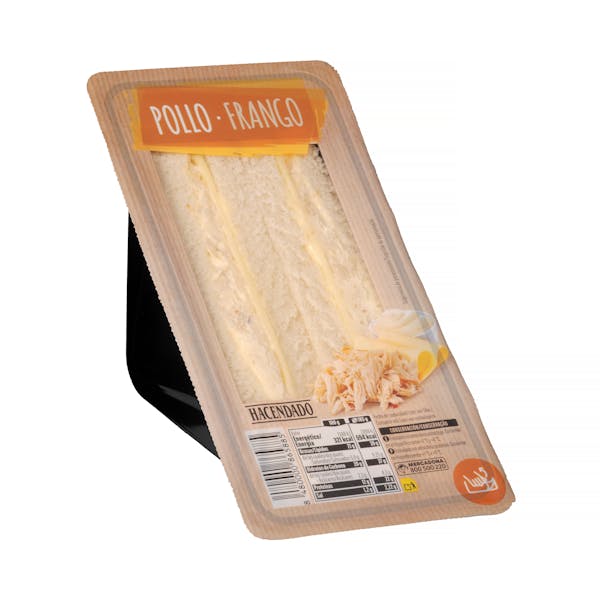 Imagen de Sándwich pollo y queso Hacendado