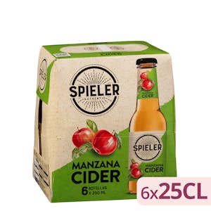 Bebida cider con gas Spieler sabor a manzana