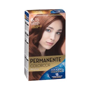 Coloración permanente 6.15 marrón macadamia Colorcor