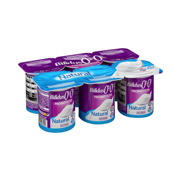 Imagen de Bífidus desnatado probióticos natural Hacendado 0% MG 0% azúcares añadidos