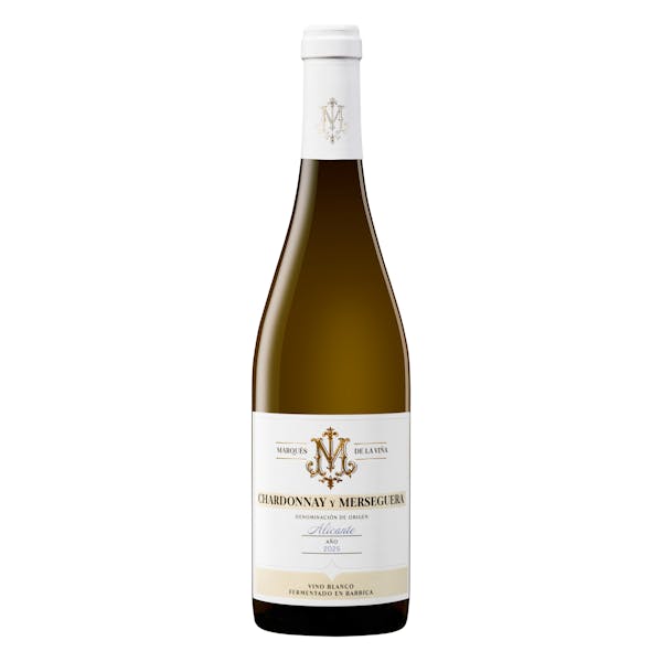 Vino blanco Chardonnay y Merseguera Marqués de la Viña DO Alicante
