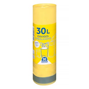 Bolsa de basura envases Bosque Verde 30L cubo mediano