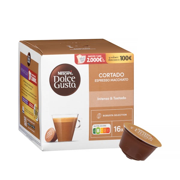 Imagen de Café en cápsula cortado Dolce Gusto